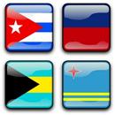 Caribbean Flags - Memory Game aplikacja