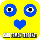 Cari Teman Terdekat أيقونة