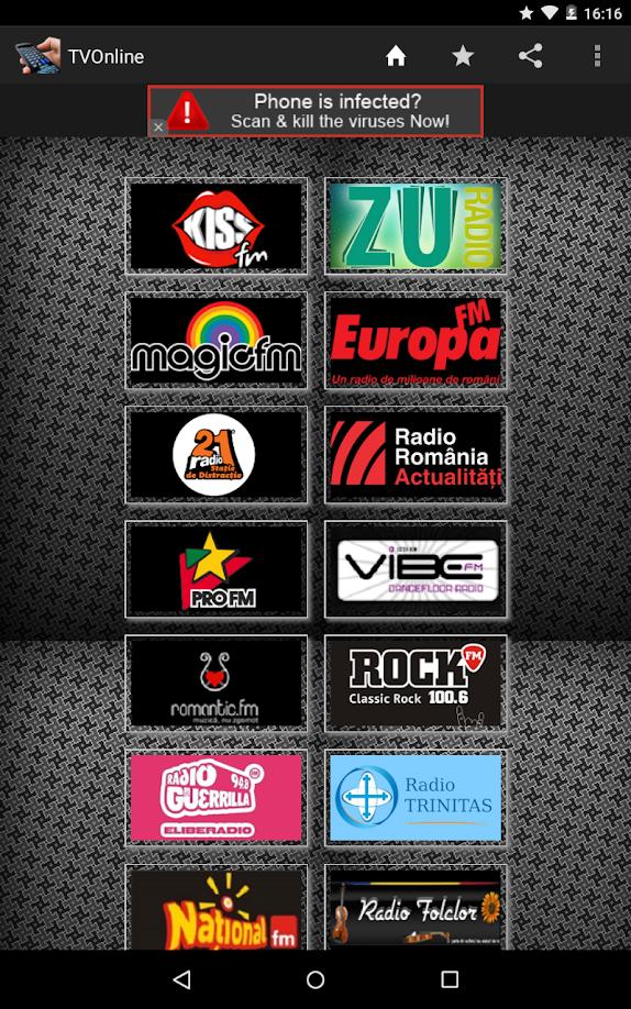The description of TV Romania Radio Rom Online App.