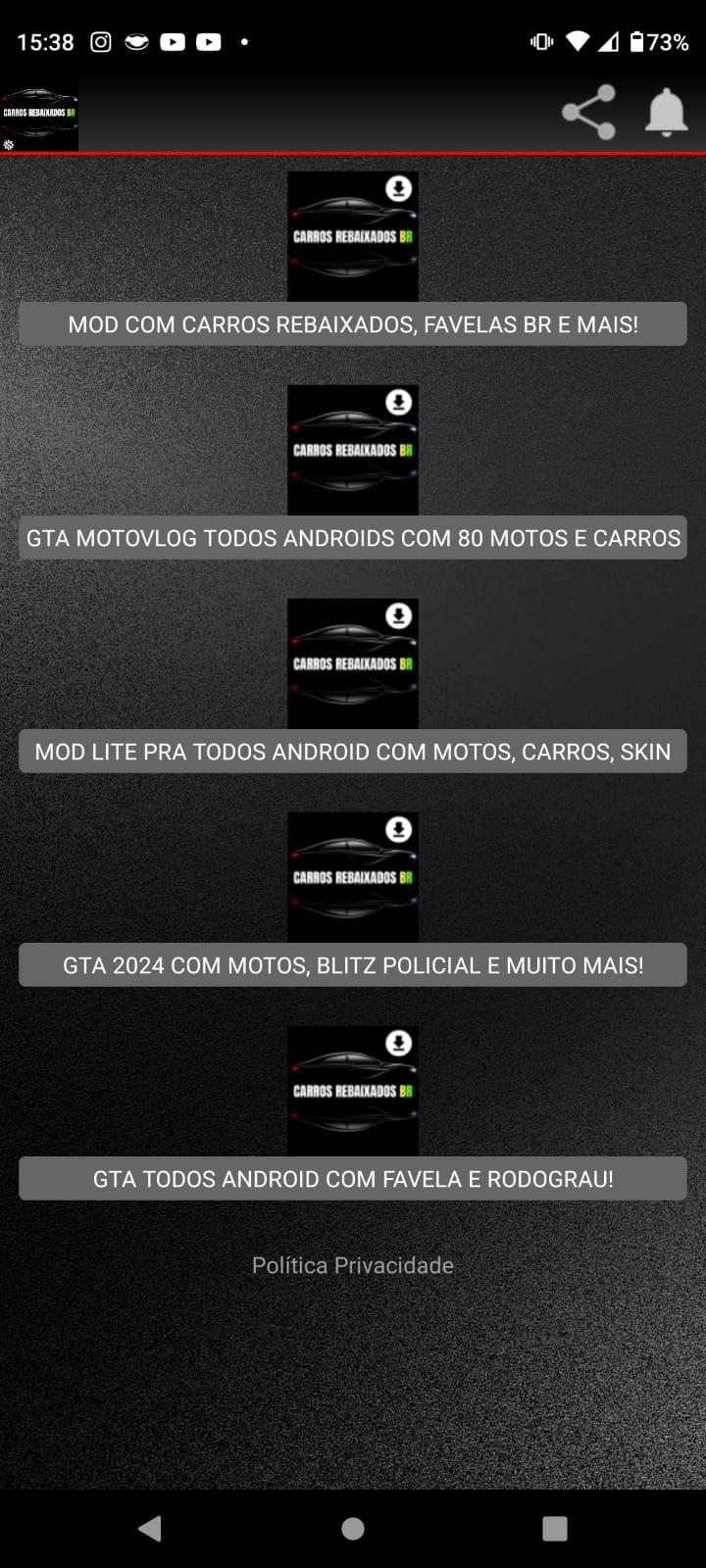 Carros Rebaixados BR Mod GTA APK for Android Download Carros Rebaixados BR Mod GTA APK for Android Download