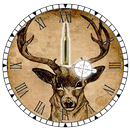 Uhr Rotwild-Jagd - Widget APK