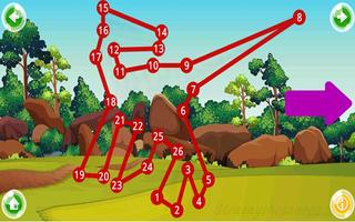 Ligue os pontos - Dinossauros imagem de tela 3