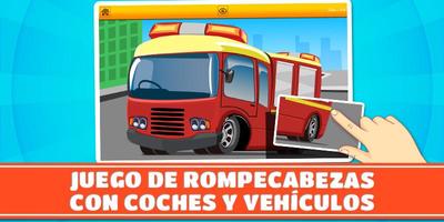 Coches Vehículos Rompecabezas Poster