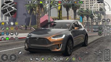 Model X: Electro Cars Tesla постер