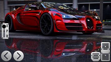 Veyron Supercar Bugatti Racing الملصق