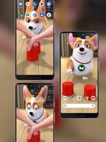 برنامه‌نما Cartoon yellow cute puppy live wallpaper عکس از صفحه