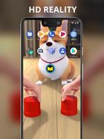 برنامه‌نما Cartoon yellow cute puppy live wallpaper عکس از صفحه