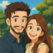 ToonAI: Cartoon-style AI आइकन
