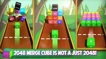 2048 Merge Cube Diamond Winner Poster