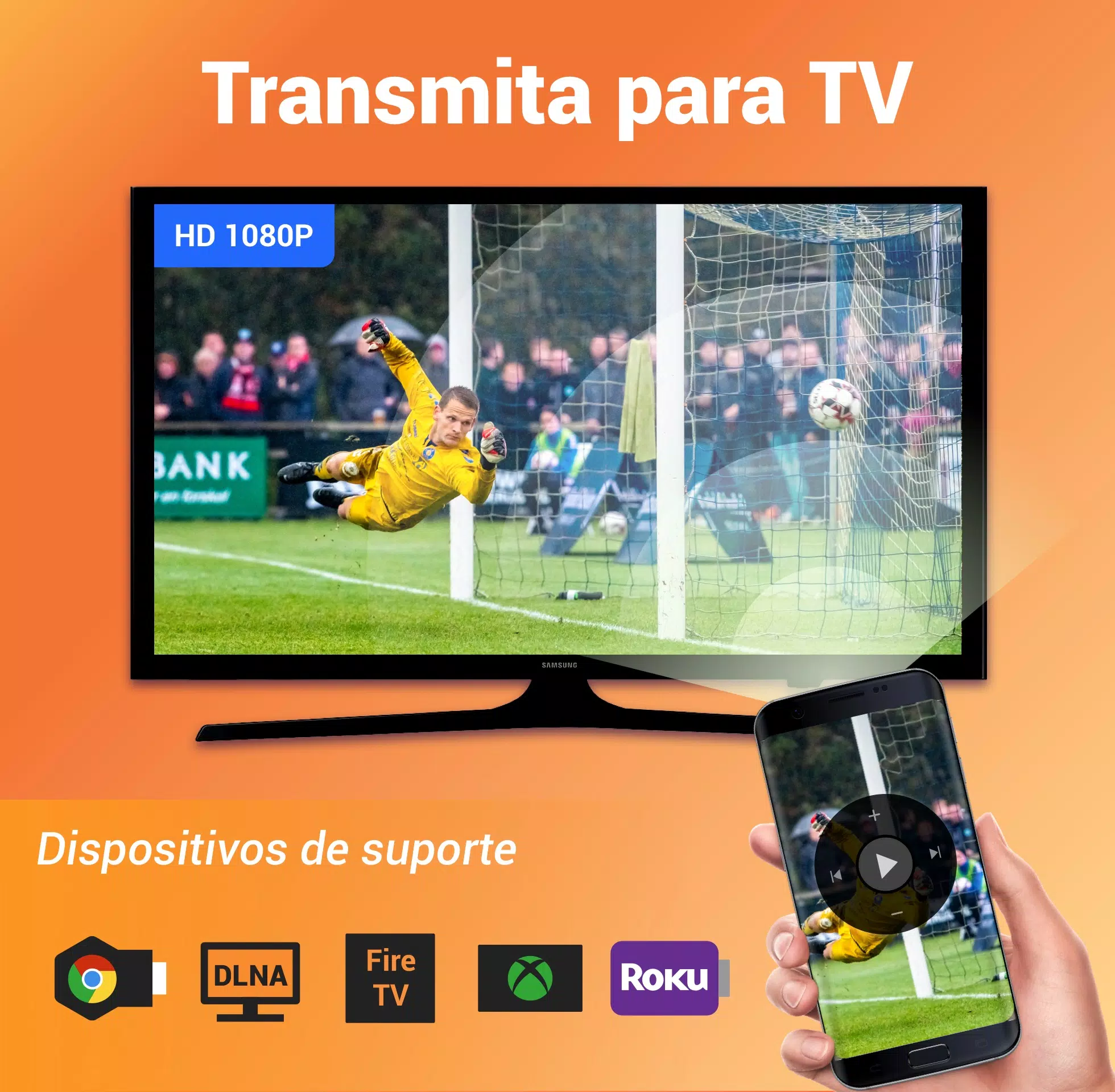 Espelhar IPTV do Celular para ROKU TV e Chromecast on Vimeo