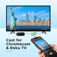Streamen auf Chromecast & TV Plakat