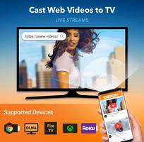 Cast to TV/Chromecast/Roku 海报