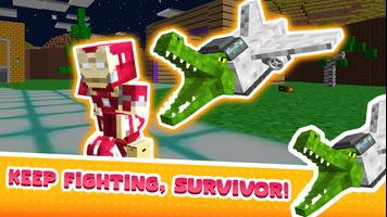 Bombardiro Meme Survivor ảnh chụp màn hình 1