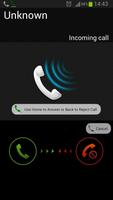Answer Call Home button Easy poster