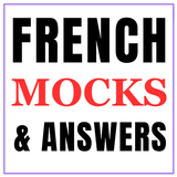 French: mocks papers & answers آئیکن