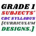 Grade 1 CBC Syllabus.