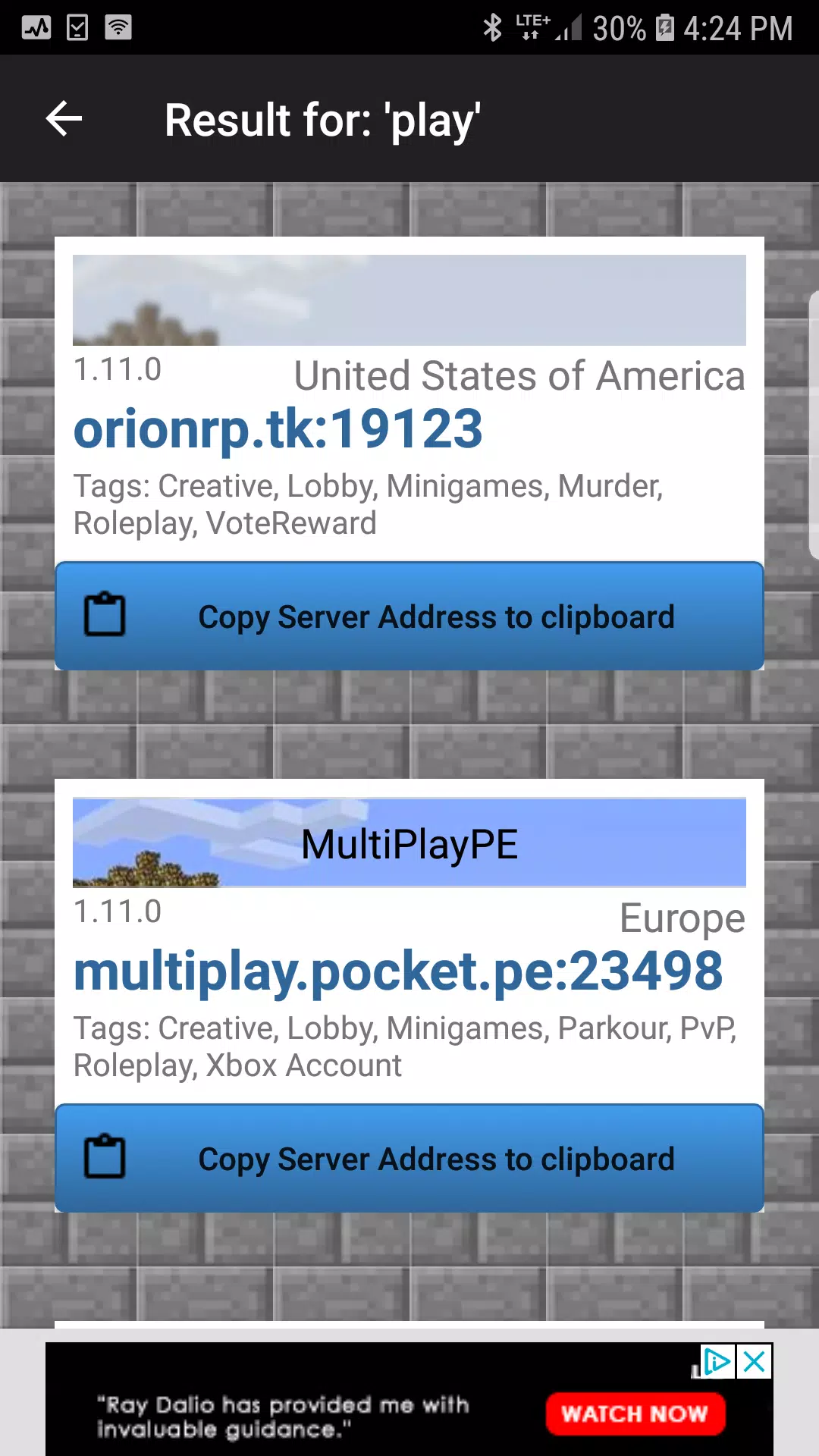 Servers For Minecraft PE APK pour Android Télécharger