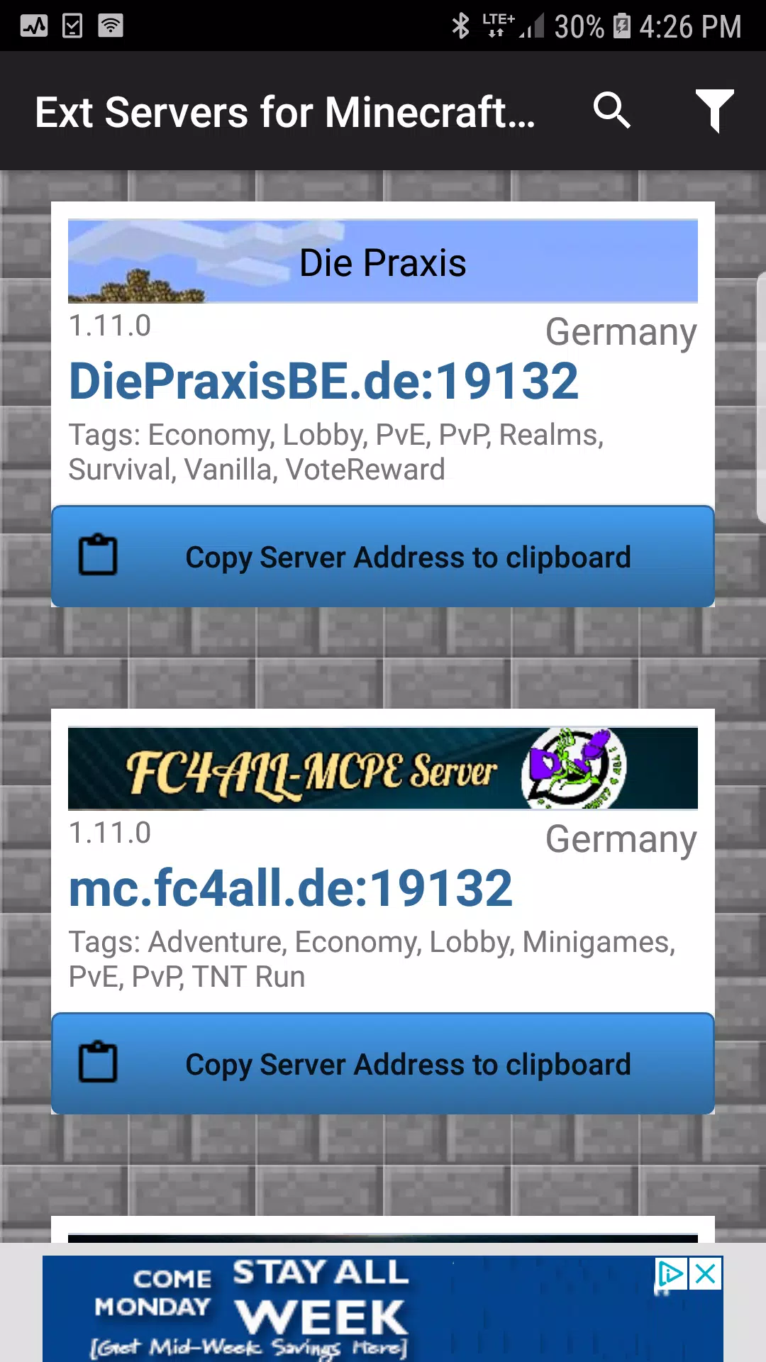 Servers For Minecraft PE APK pour Android Télécharger