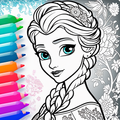 Frozen : Elsa Coloring Game