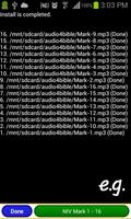 Audio4Bible - Mark (Korean) স্ক্রিনশট 1