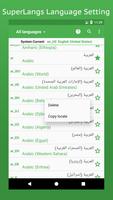 Super Language Setting & Set Locale for Android Affiche