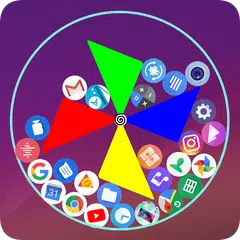 Gravity launcher 3D Rolling icons emojis photos APK download