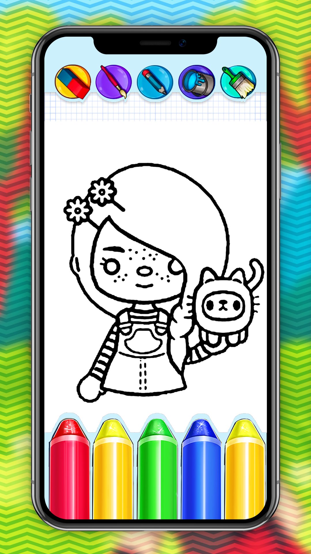 Скачать Toca Boca Coloring Book Game APK для Android