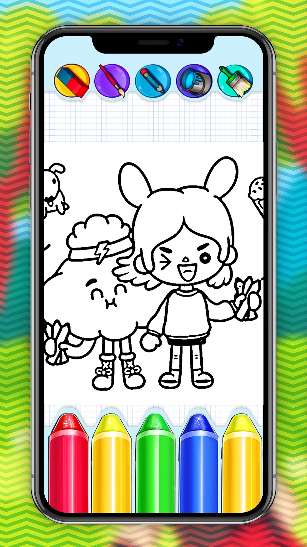 Скачать Toca Boca Coloring Book Game APK для Android