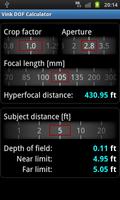 Vink DOF Calculator Lite ポスター