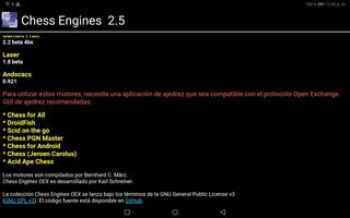 Chess Engines OEX captura de pantalla 3