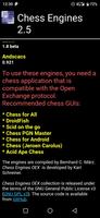 برنامه‌نما Chess Engines OEX عکس از صفحه