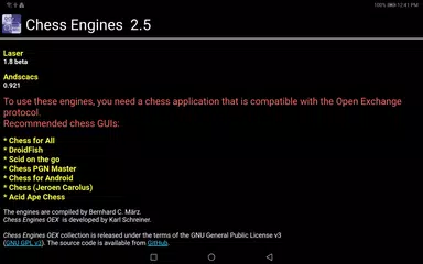 Chess Engines OEX APK download
