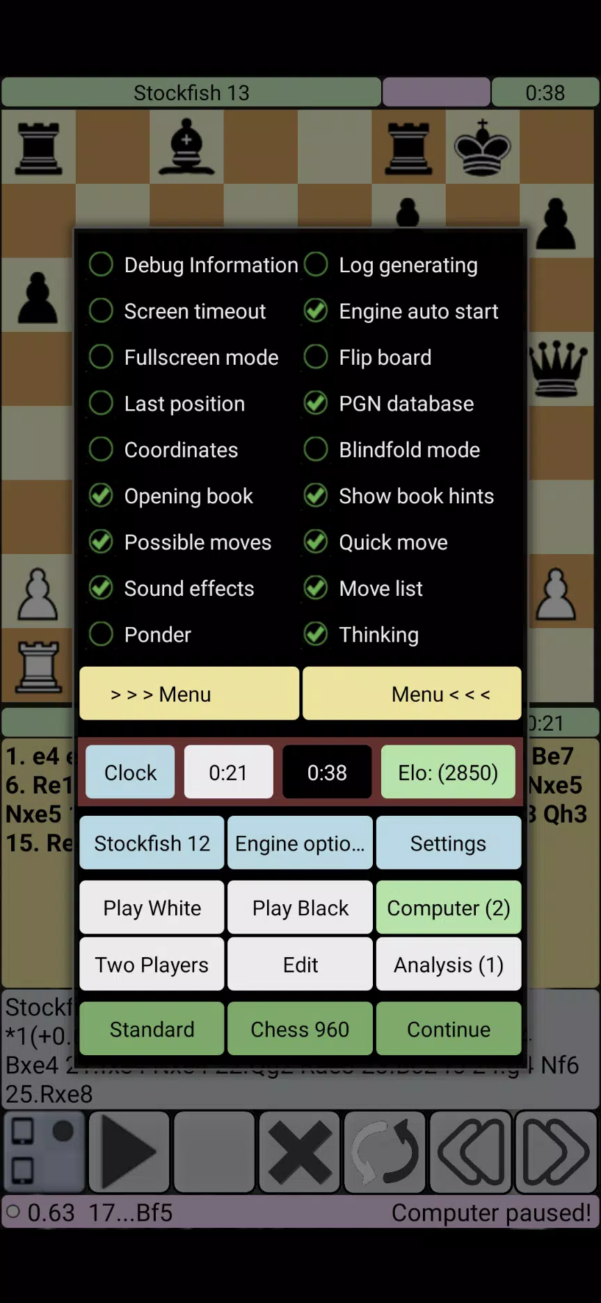 Stockfish Chess Engine (OEX) - APK Download for Android