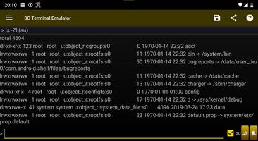 3C Terminal Emulator Plakat