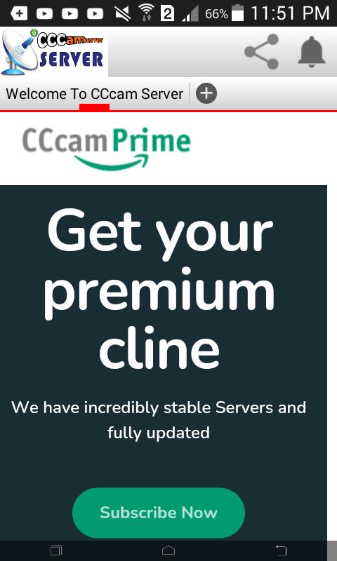 cccam Server Premium APK pour Android Télécharger