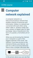 CCNA course الملصق