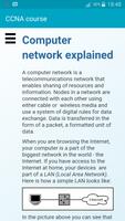 CCNA course Poster