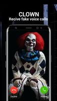 Scary Clown fake call Affiche