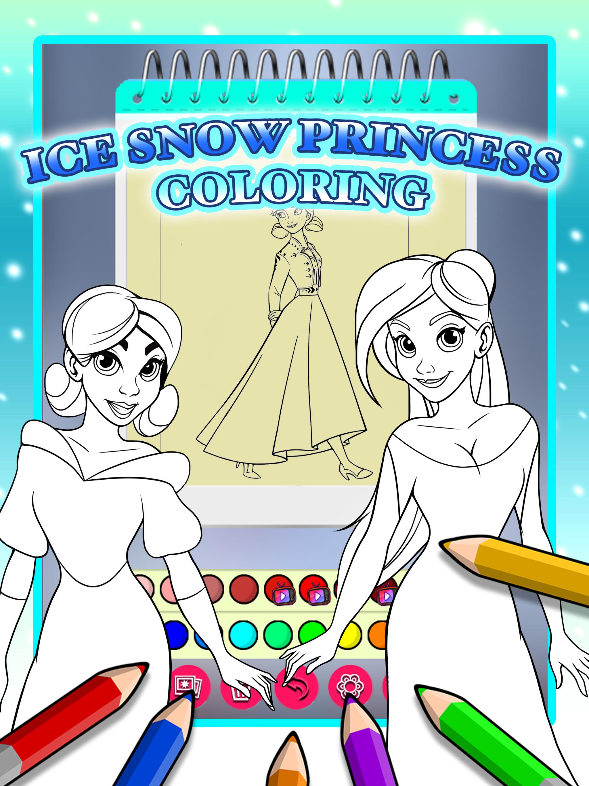 Ice Princess Coloring Pages for Android   APK Download