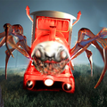 Scary Spider Train Monster Cho