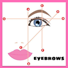 Look perfect eyebrows for wome icon