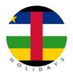 Central African Holidays : Bangui Calendar
