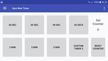 Gym Rest Timer captura de pantalla 4