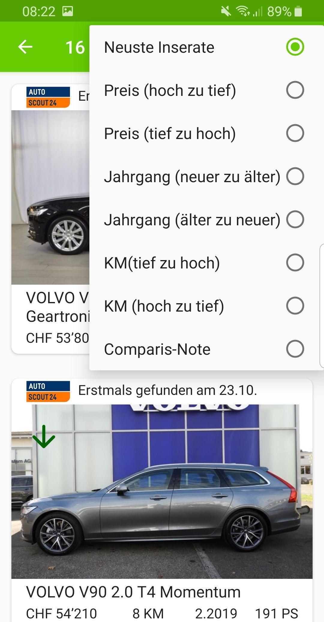 Comparis auto bewerten