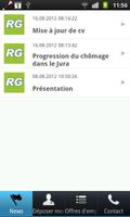 RG Emplois الملصق
