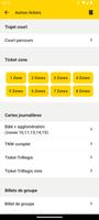 Billets TNW capture d'écran 1