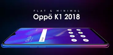 Theme Oppo K1 Launcher + Icon Pack
