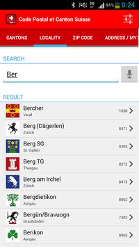 ZIP and Cantons of Switzerland screenshot 17