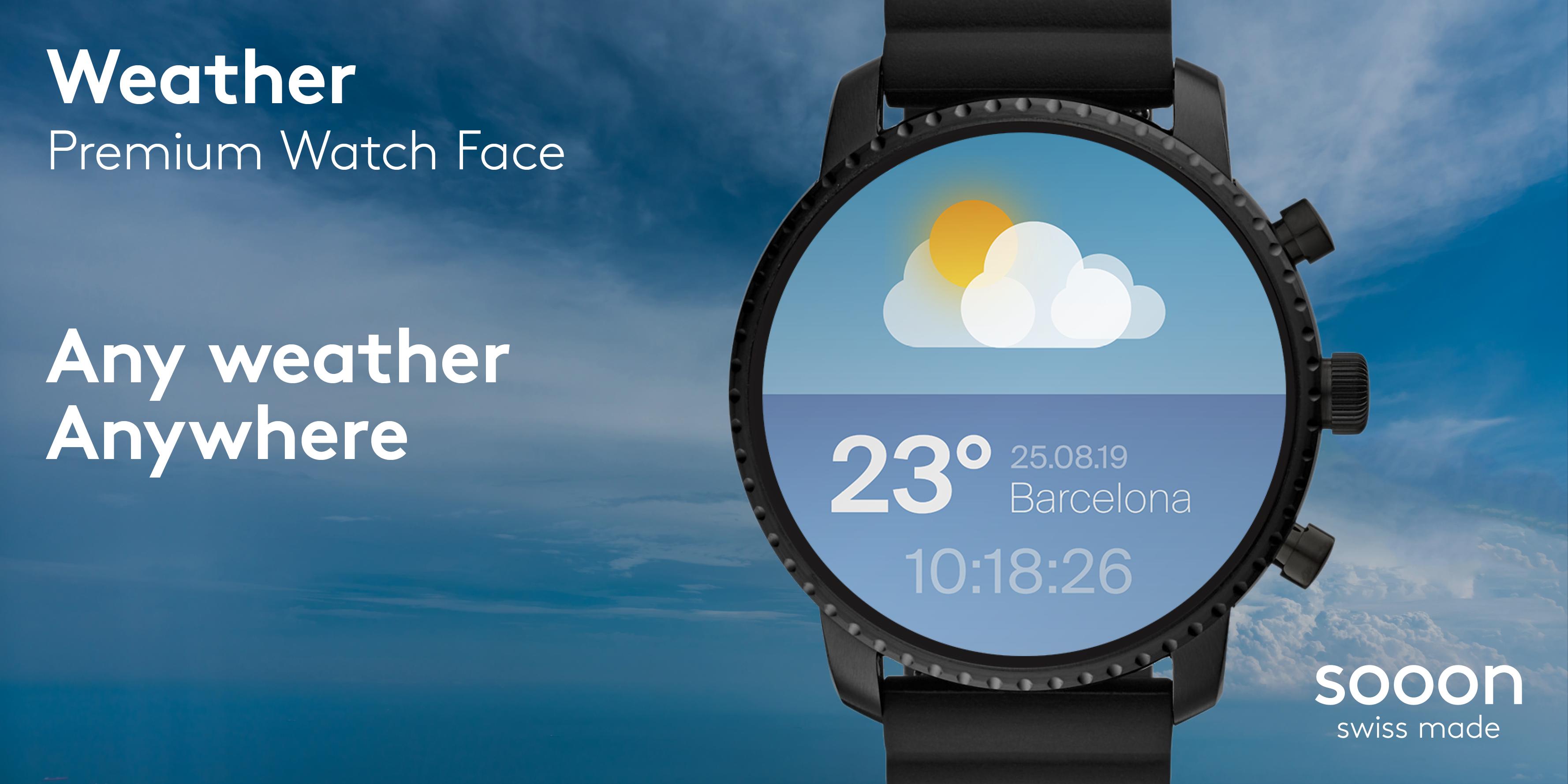 Прозрачные часы и погода на андроид