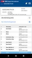 SBB Cargo International App Screenshot 2